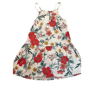Z Supply Flynn  Floral Print Dress‎ Sleeveless Casual Summer Kids Size M 10-12